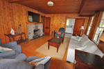 Severn Muskoka Cottage rentals  Orkney Beach 1 on McPhee Bay Lake Simcoe Living room